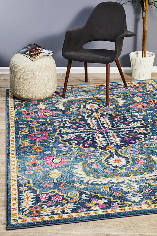 Ravella 209 Navy Polypropylene Rug
