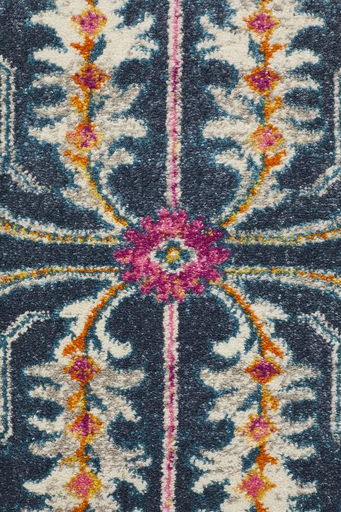 Ravella 209 Navy Polypropylene Rug