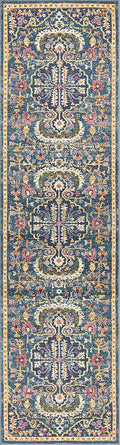 Ravella Navy Blue Runner Rug