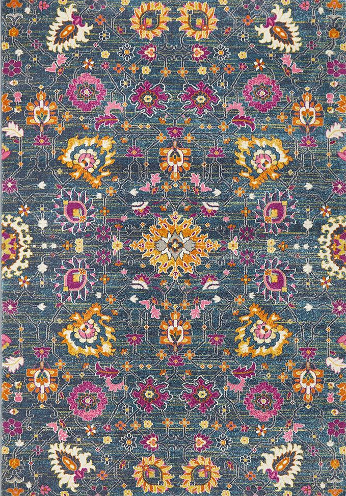 Ravella 210 Blue Polypropylene Rug