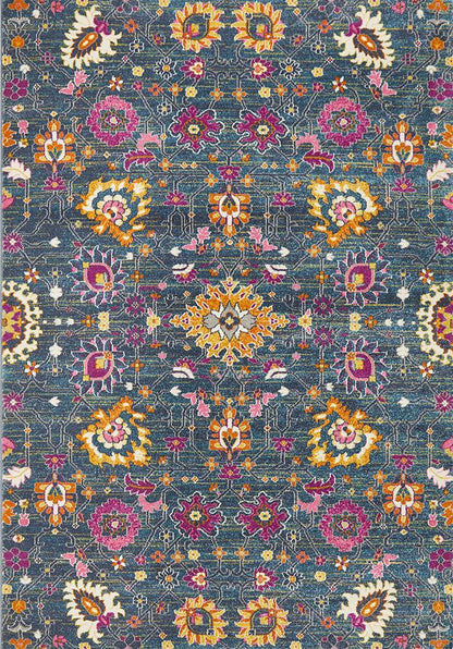 Ravella 210 Blue Polypropylene Rug