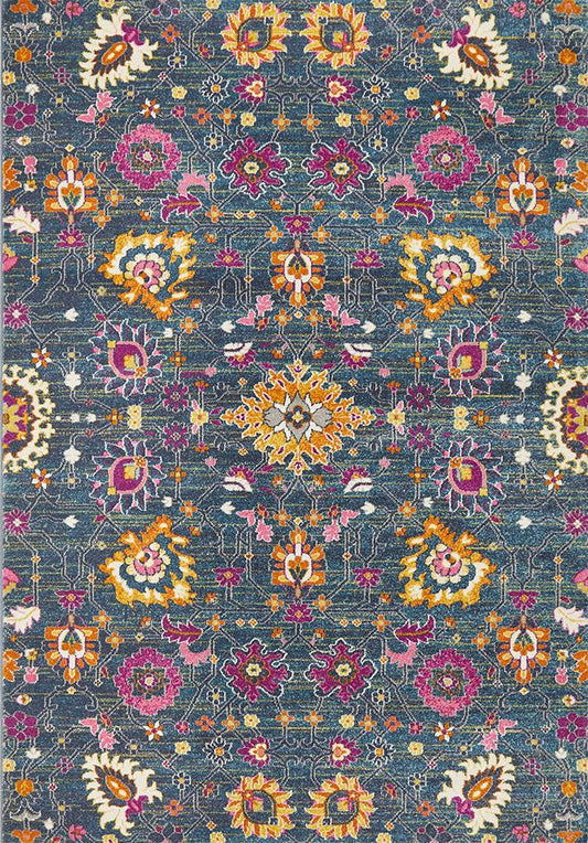 Ravella 210 Blue Polypropylene Rug