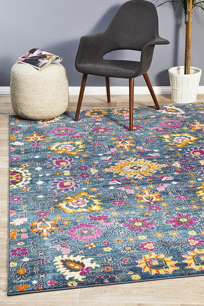 Ravella 210 Blue Polypropylene Rug