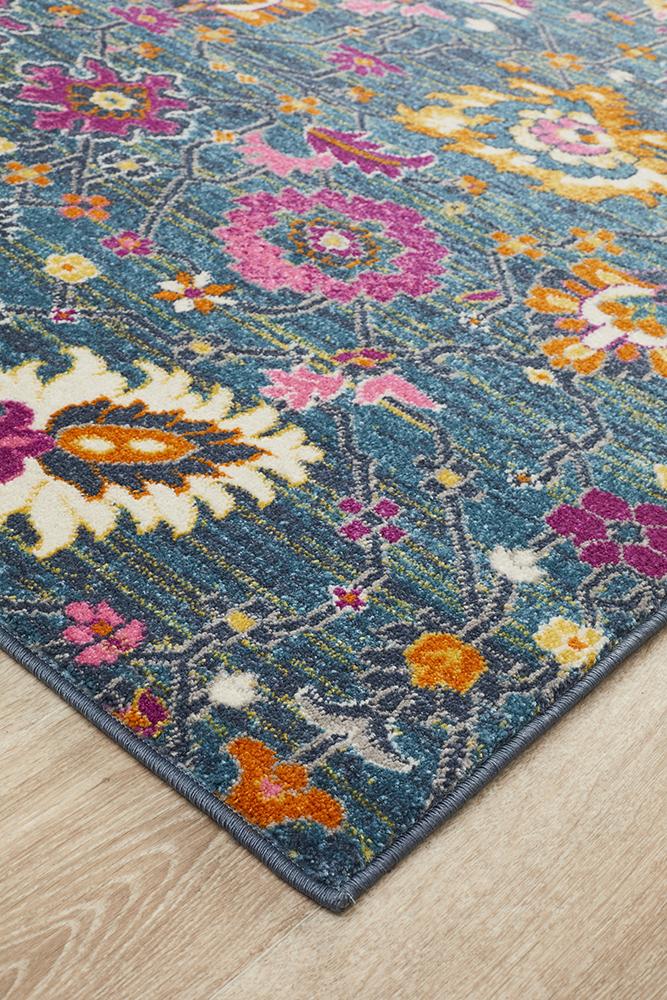 Ravella 210 Blue Polypropylene Rug