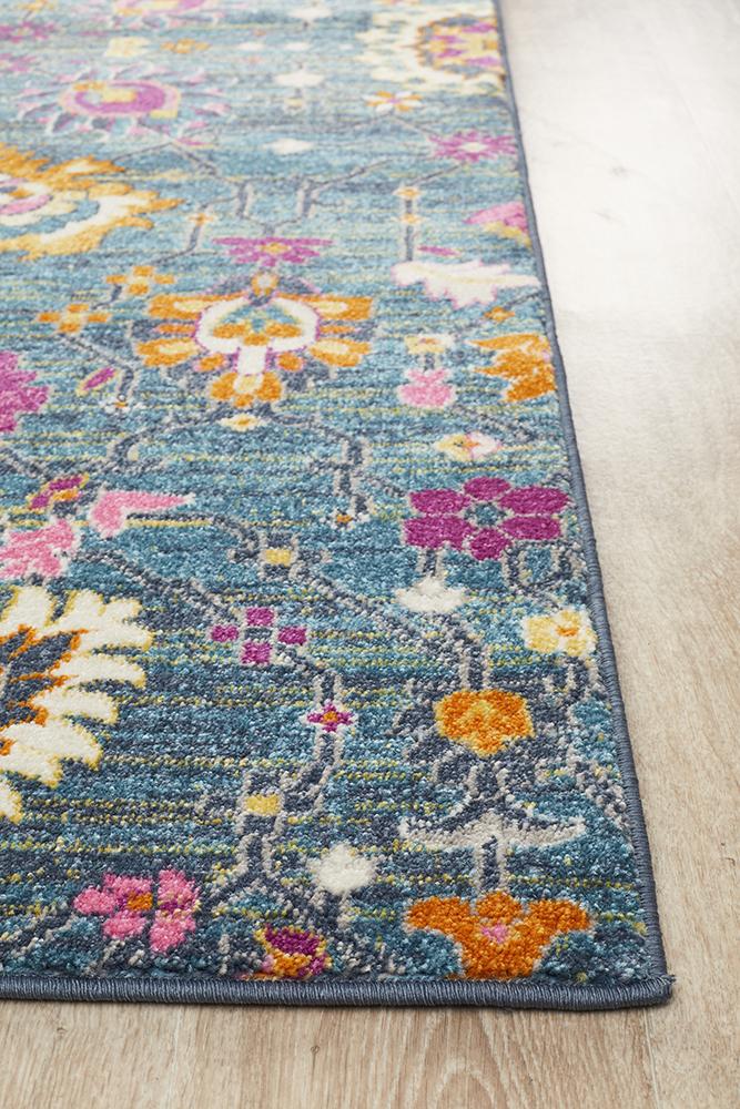 Ravella 210 Blue Polypropylene Rug