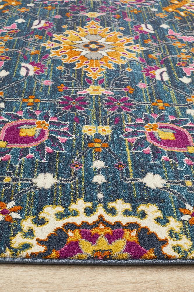 Ravella 210 Blue Polypropylene Rug