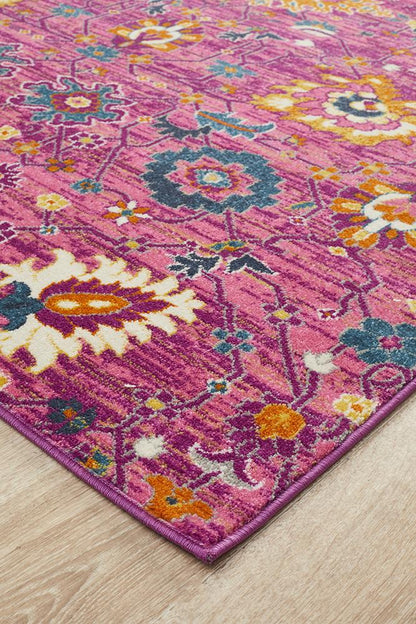 Ravella 210 Fuchsia Purple Polypropylene Rug