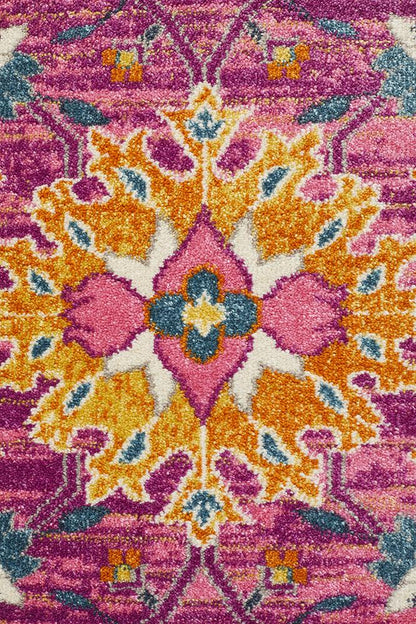 Ravella 210 Fuchsia Purple Polypropylene Rug