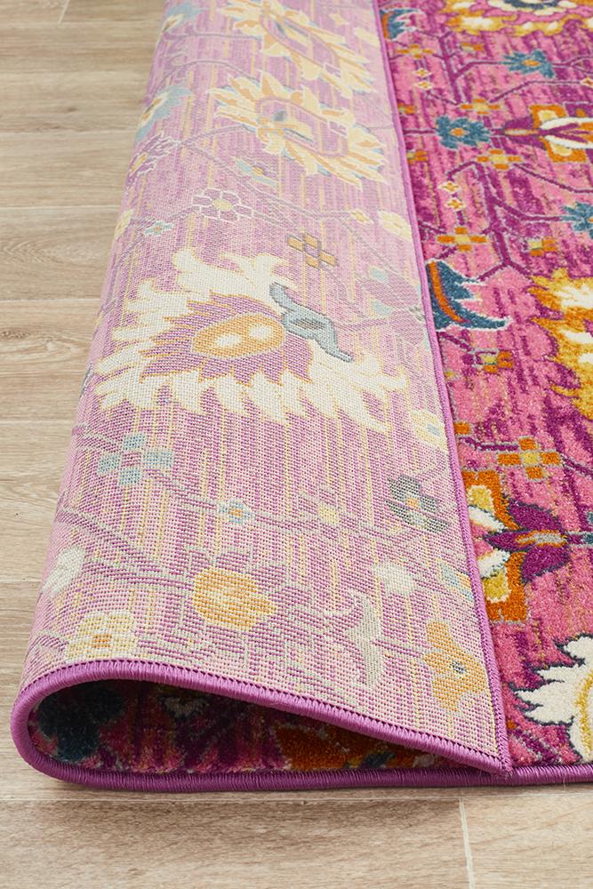 Ravella 210 Fuchsia Purple Polypropylene Rug