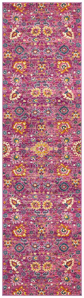 Ravella 210 Fuchsia Purple Polypropylene Rug