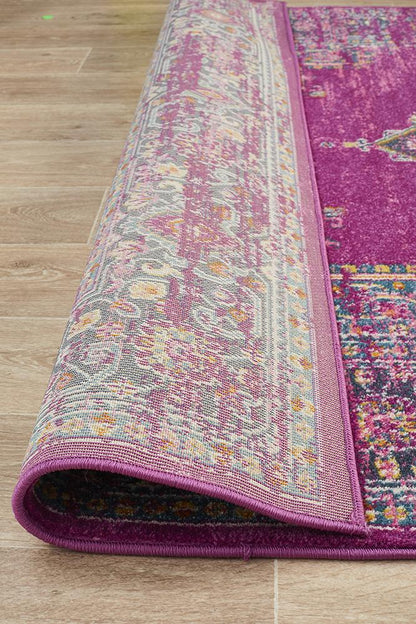 Ravella 211 Fuchsia Purple Polypropylene Rug