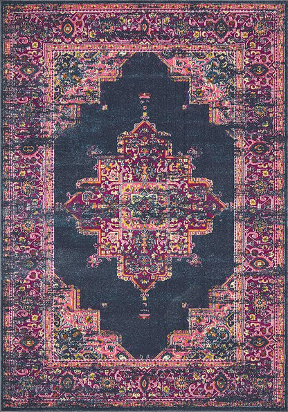 Ravella 211 Navy Polypropylene Rug