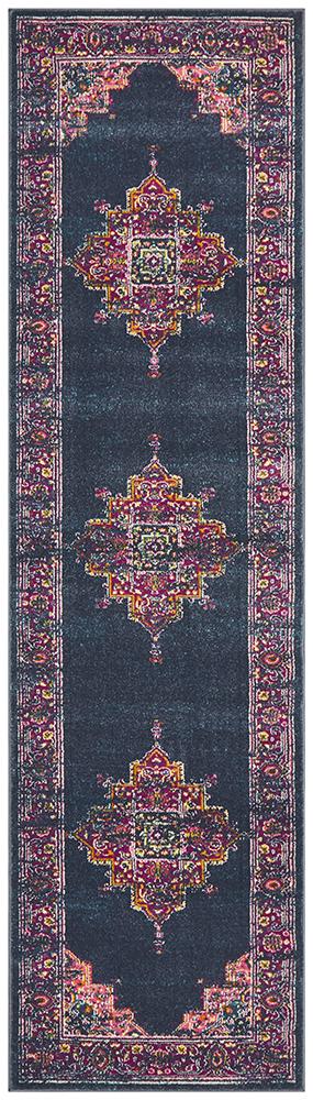 Ravella 211 Navy Polypropylene Rug