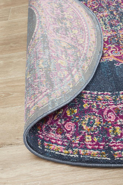Ravella Navy Polypropylene Rug