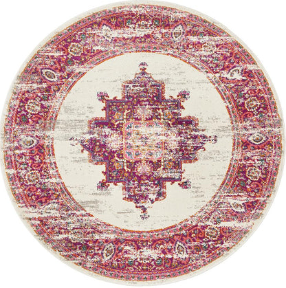 Ravella Pink Polypropylene Rug