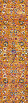 Ravella Rust Orange  Runner Rug