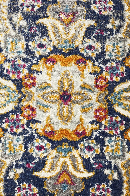 Ravella White Polypropylene Round Rug
