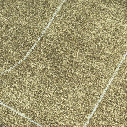 Zyren Green Wool Rug