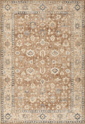 Rinasca Brown Washable Rug