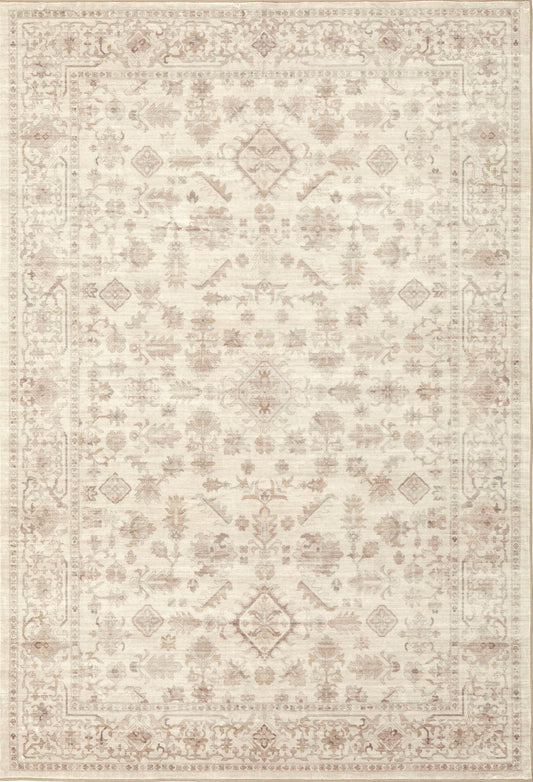 Rinasca Linen Natural Washable Rug