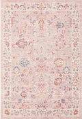 Rinasca Pink Washable Rug