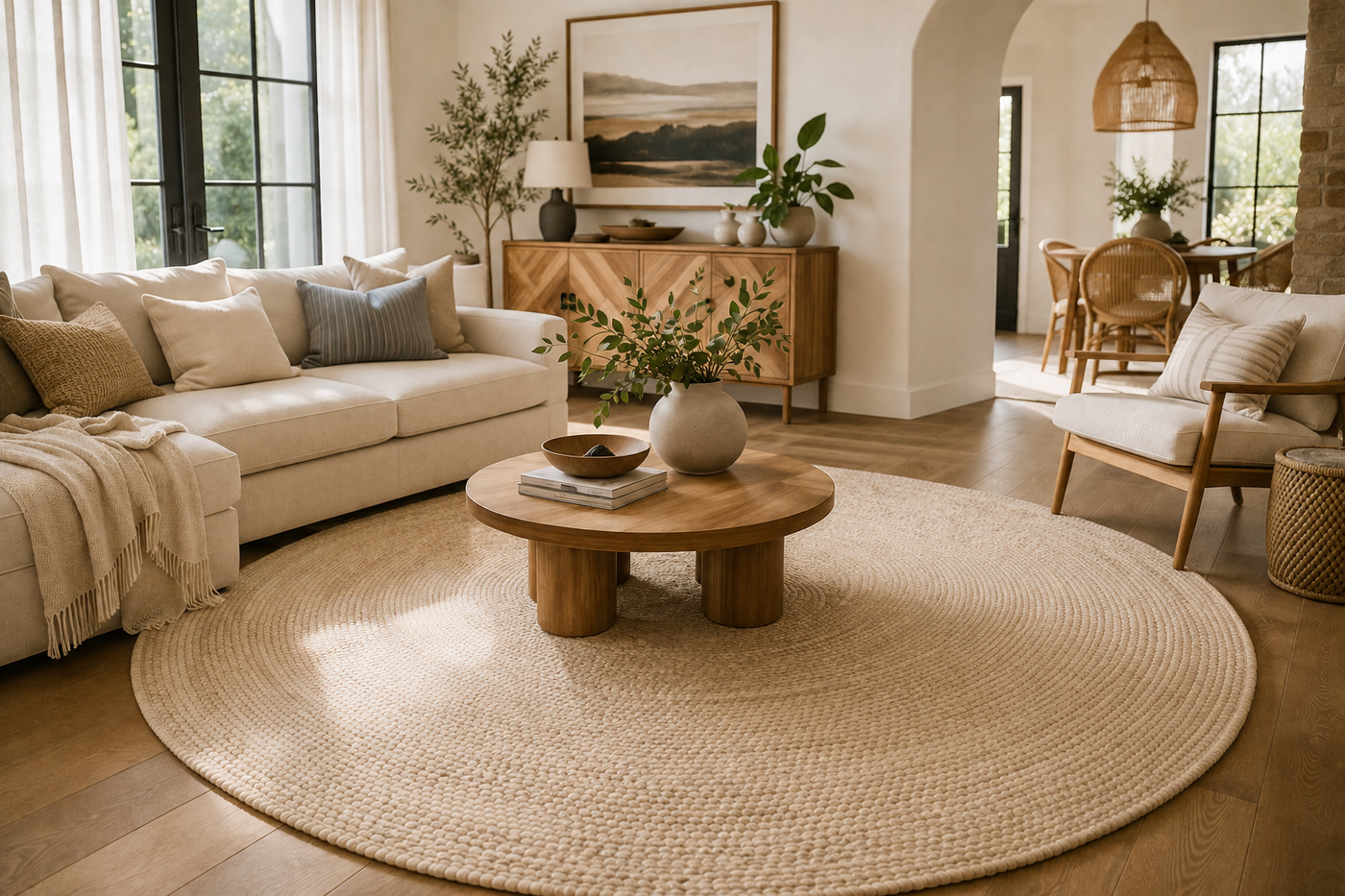 Round rugs
