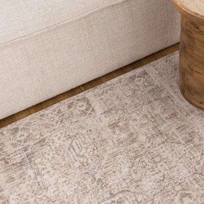 Solace Ivory Beige Vintage Rug