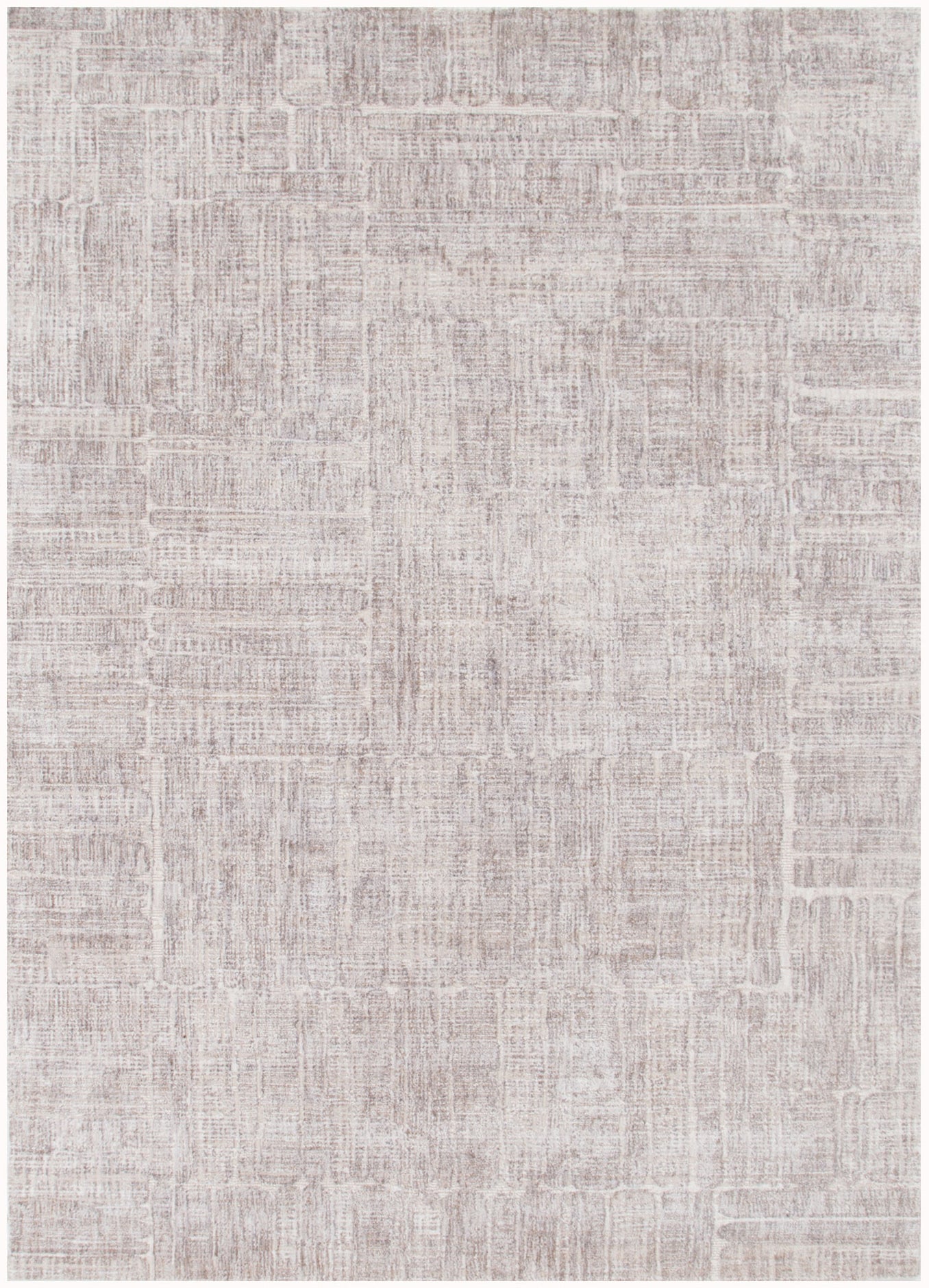Solace Ivory Beige Lines Rug ‚Äö√Ñ√Æ polyester rug, soft neutral, Haus & Harbour