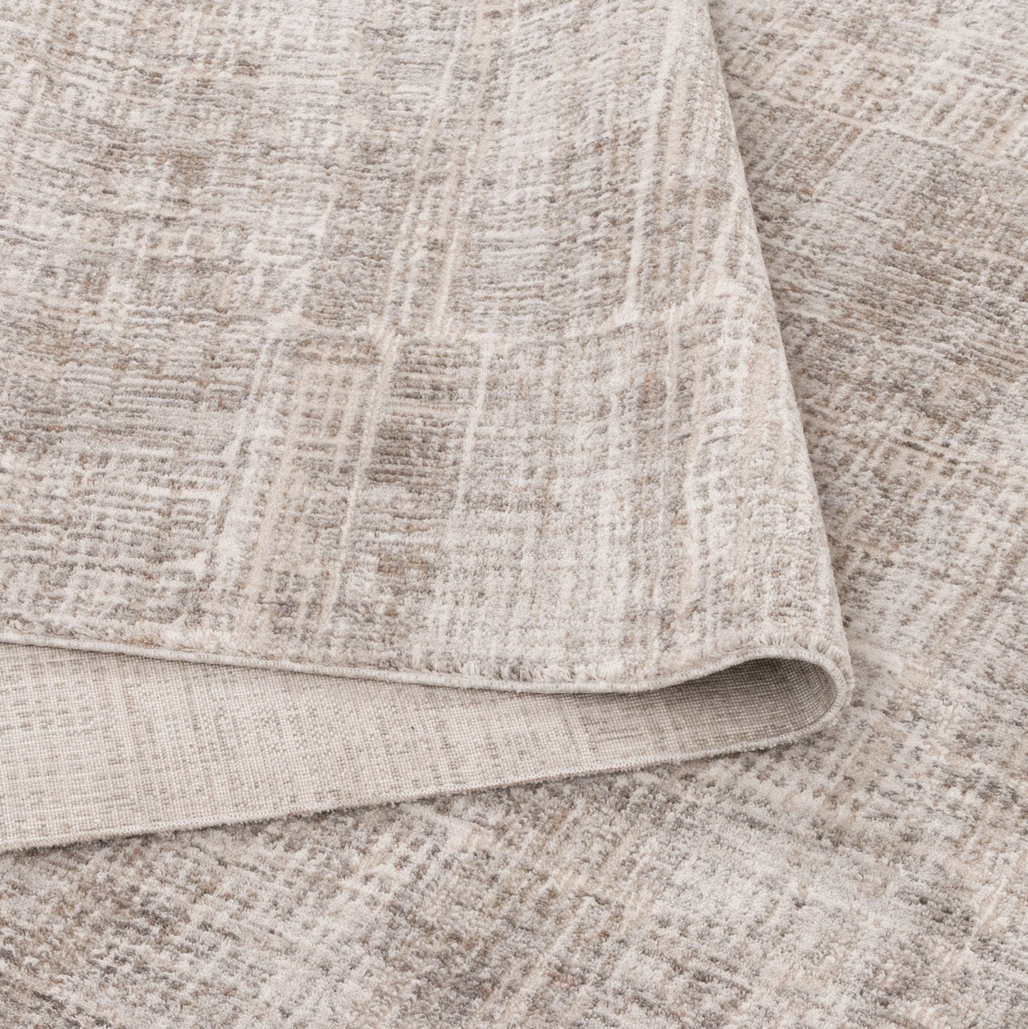 Solace Ivory Beige Lines Rug
