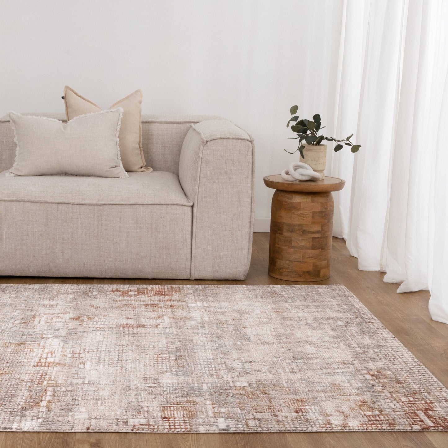 Solace Modern Brown Rug