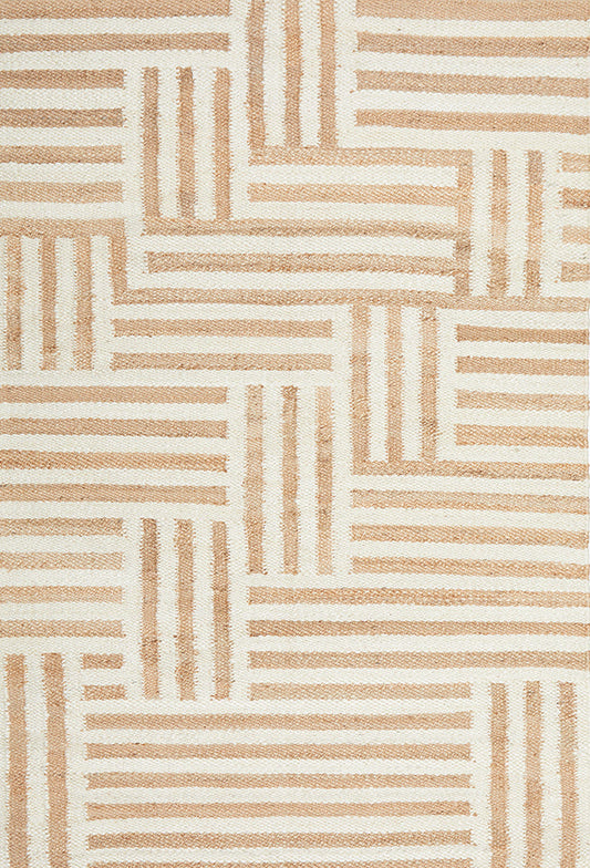 Ombra Tusk Beige Wool & Jute Rug