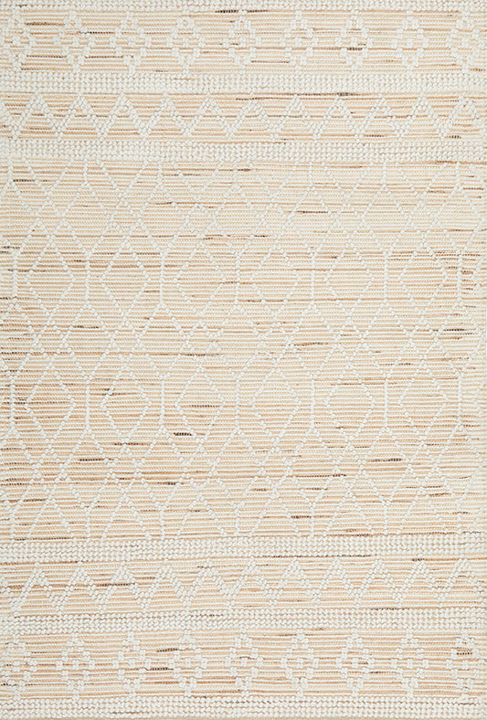 Ombra Barley Beige Wool & Jute Rug