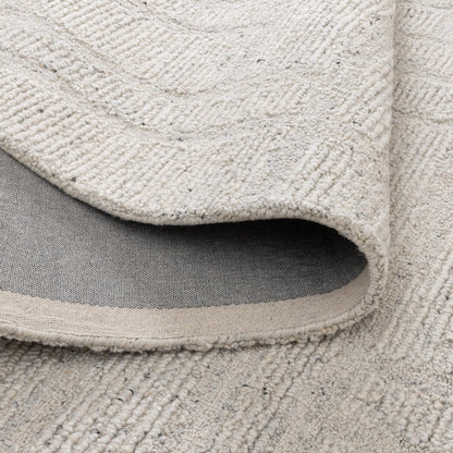 Serenity Silver Wool Rug