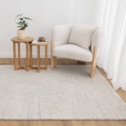 Serenity Silver Wool Rug