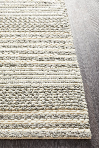 Halden Silver Wool Rug