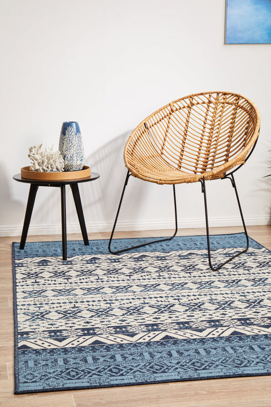Cintra White Blue Rug