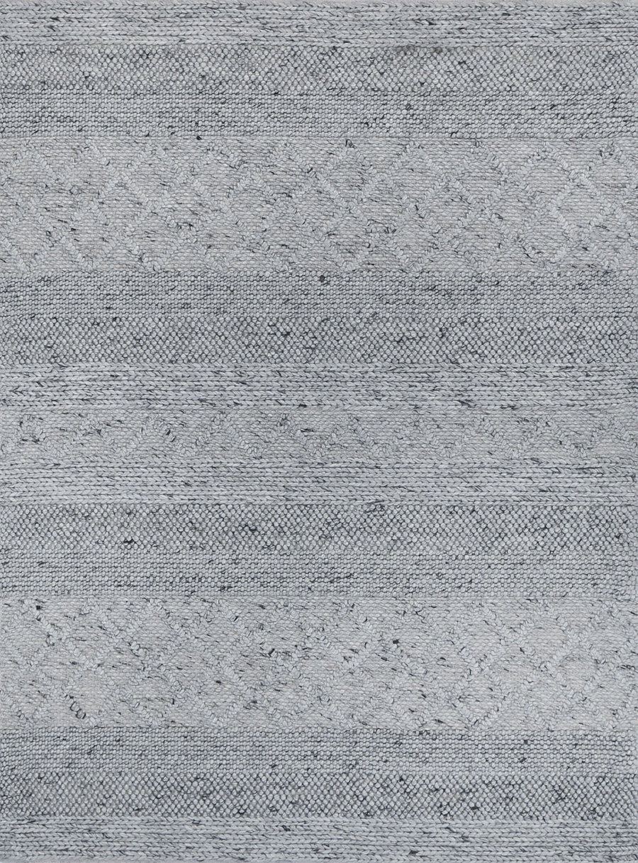 Aris Grey Wool Rug