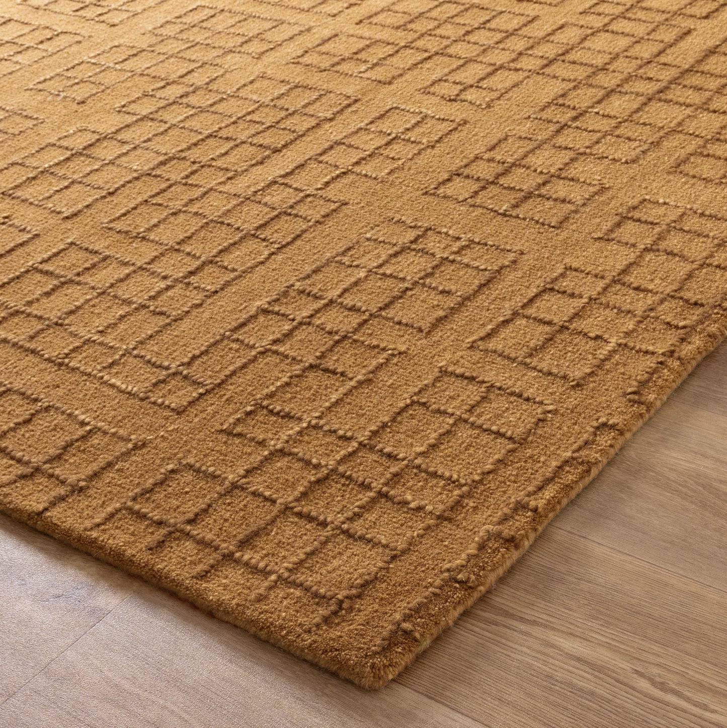 Alure Modern Brown Wool Rug