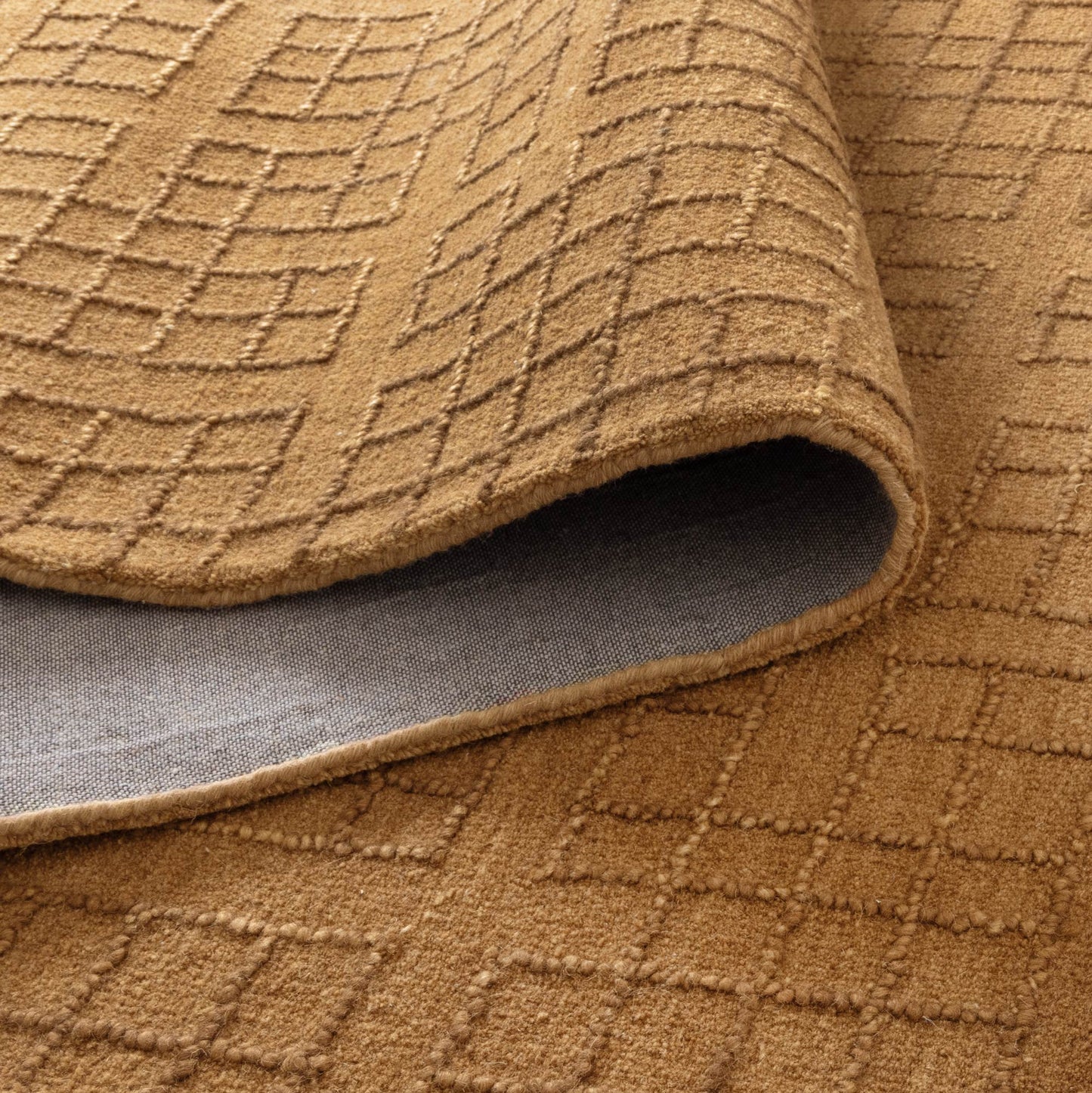 Alure Modern Brown Wool Rug