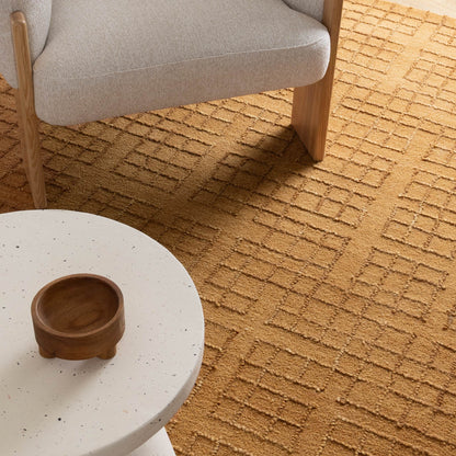 Alure Modern Brown Wool Rug