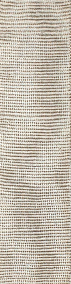 Selvia Cream Beige  Wool & Jute Runner Rug