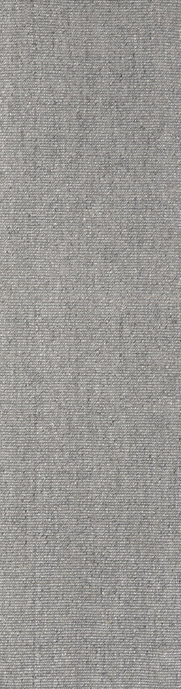 Selvia Graphite Grey Wool & Jute Runner Rug
