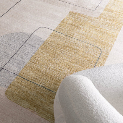 Tavon Ivory Beige Rug