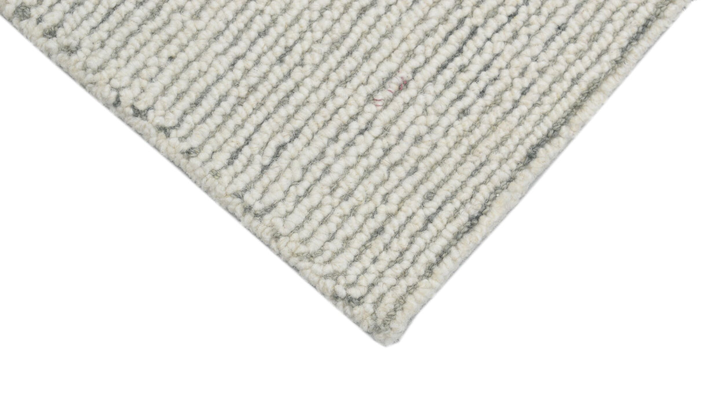 Talo Ivory Grey Wool Rug
