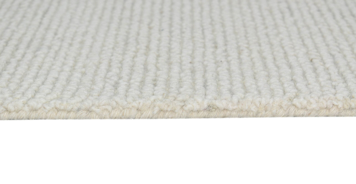 Talo White Wool Rug
