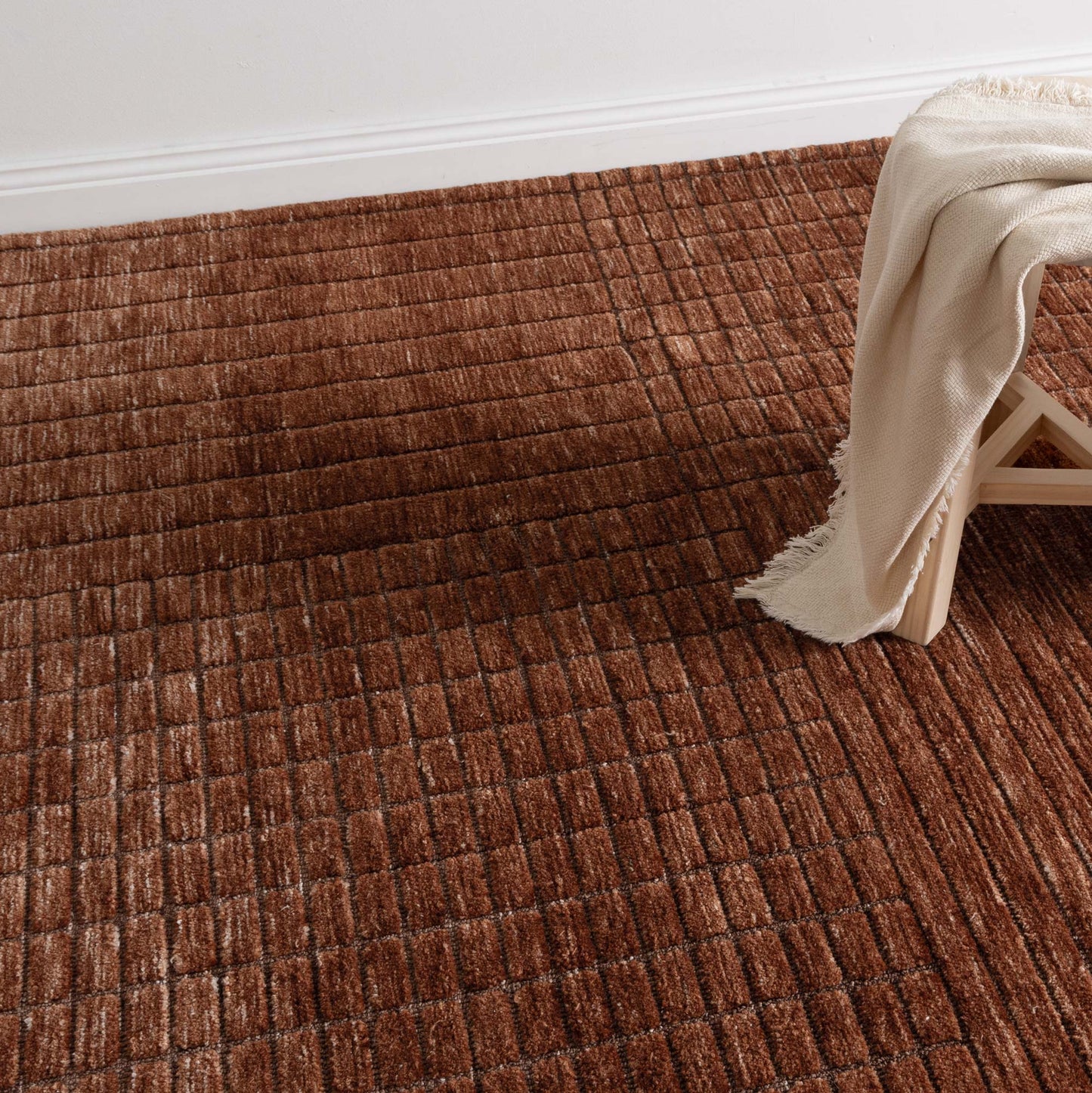 Dune Modern Rust Rug
