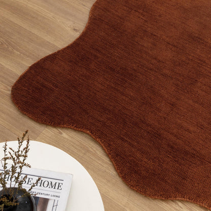 Ondella Terracotta Round Rug