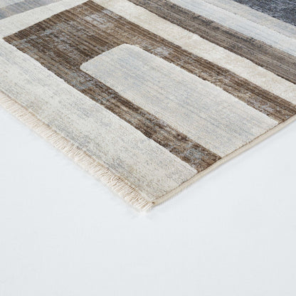 Tova Brown Black Rug