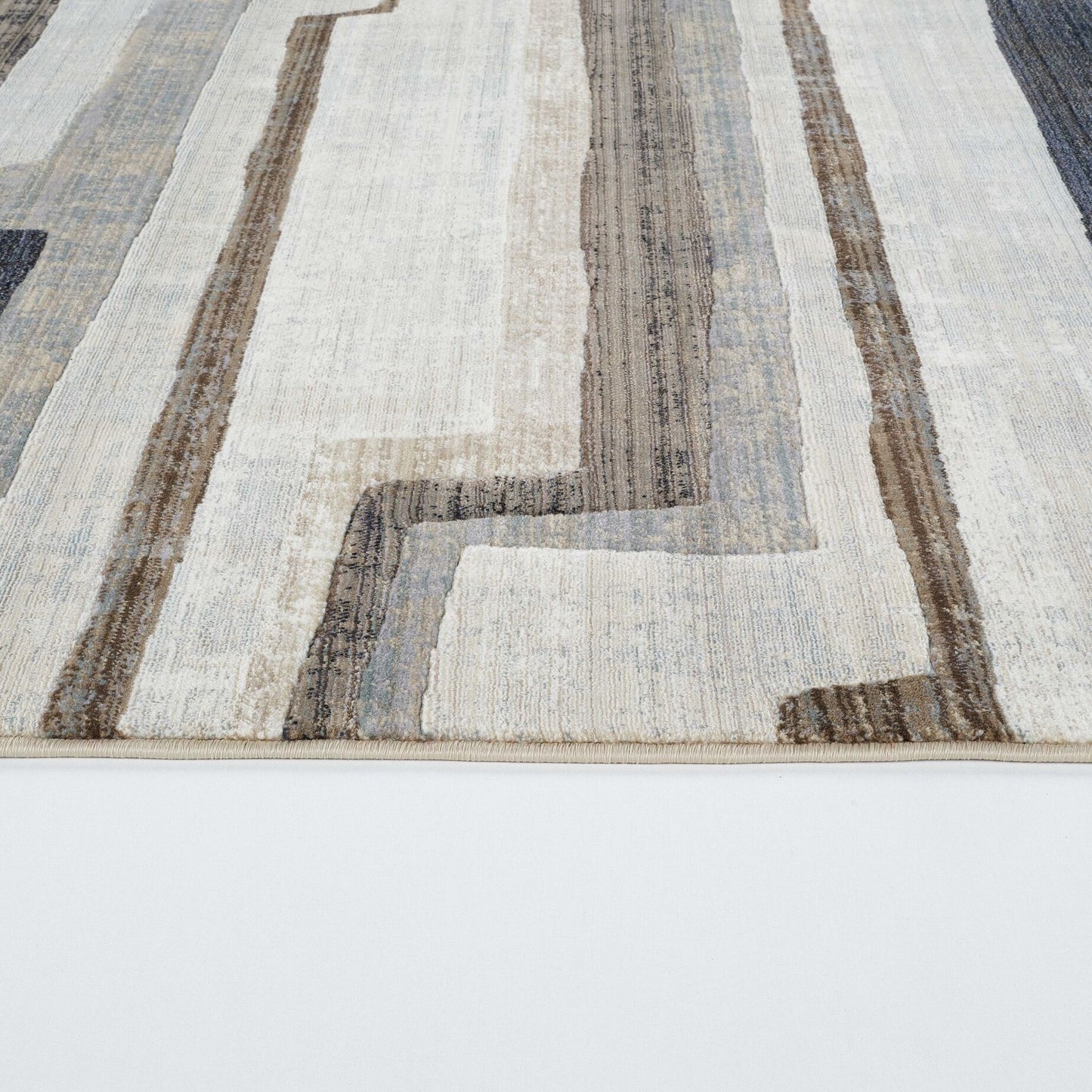 Tova Brown Black Rug