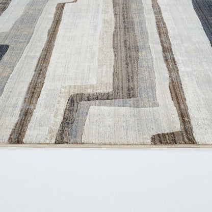 Tova Brown Black Rug